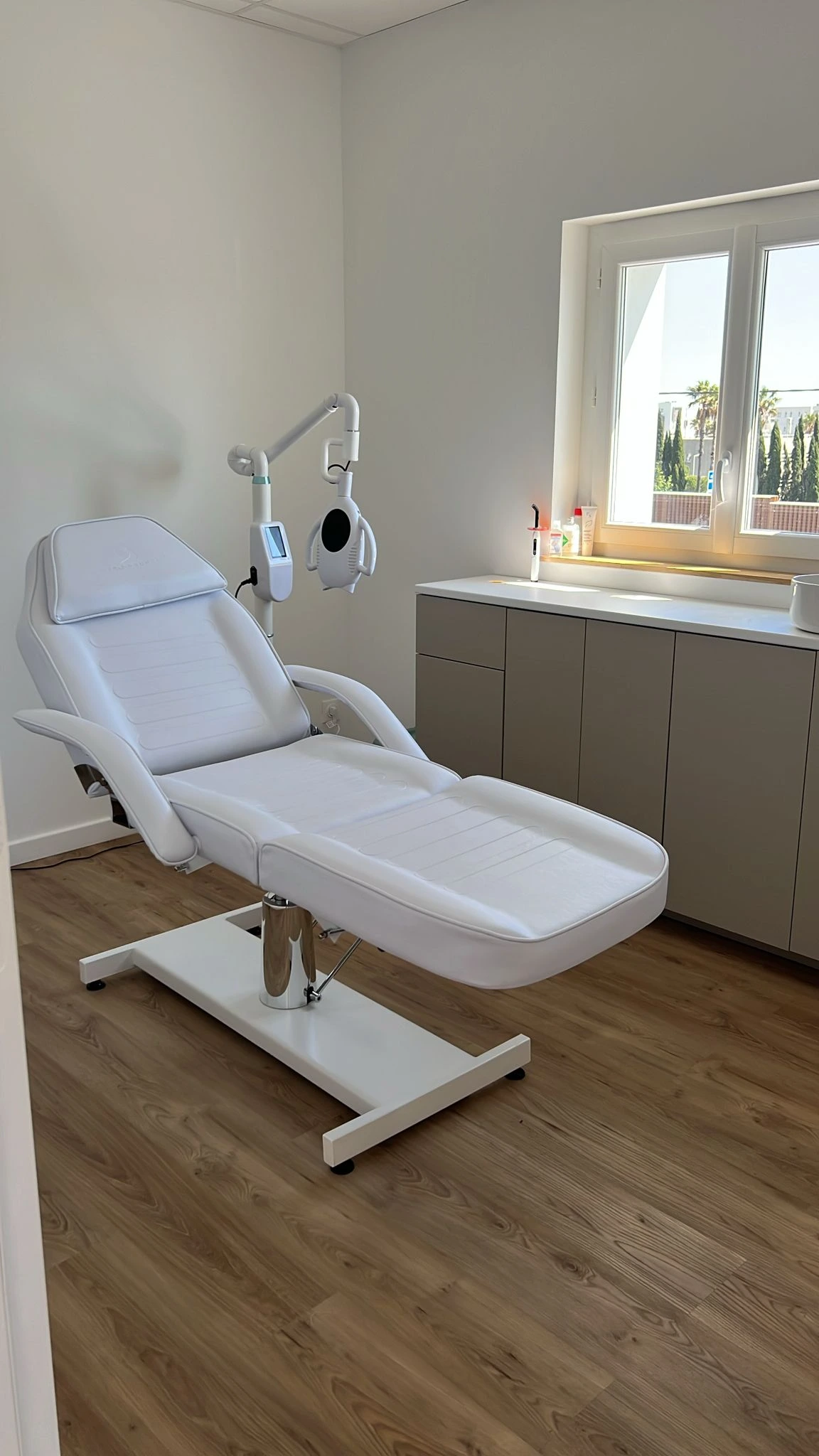 Cabine de soins du salon Distinction